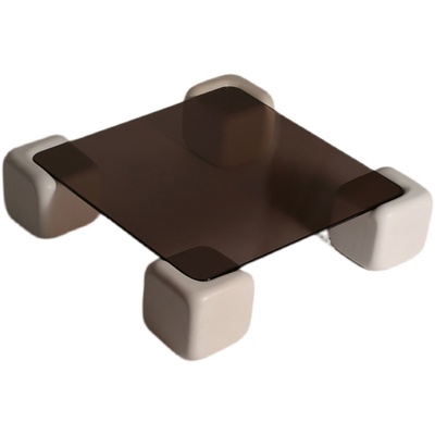 网红矮桌茶几钢化玻璃极简