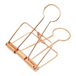 镂空夹子文具金属长尾夹大号可爱凤尾夹金色手帐办公试卷小燕尾夹