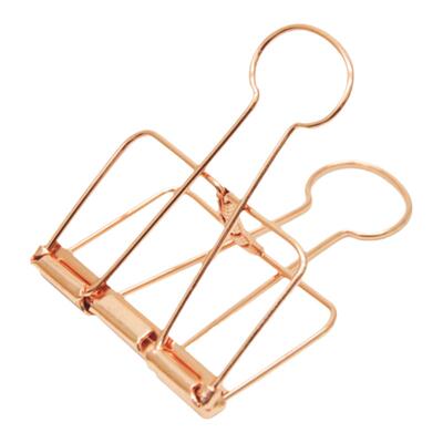 纸上文创镂空夹子金属文具长尾夹