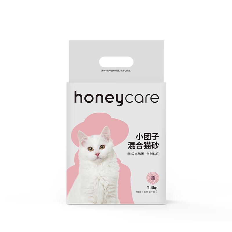 Honeycare猫砂小团子混合猫砂豆腐砂除臭无尘膨润土包邮好命天生