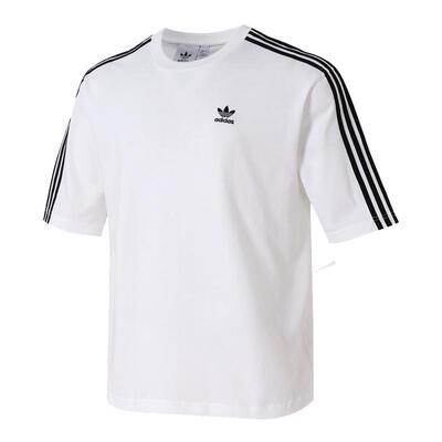 Adidas阿迪达斯男装2025夏季新款运动休闲透气圆领短袖T恤IZ2474