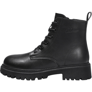 回力官方旗舰店马丁靴男皮面防水男鞋机车皮鞋工装靴子男士英伦风