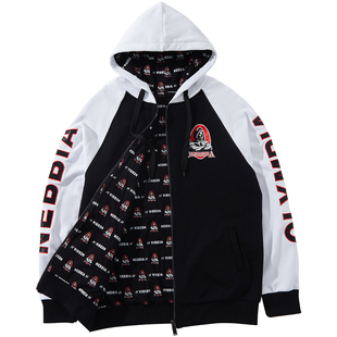 2023新款奥赛外套男健身秋冬夹克健美IFBB运动队服宽松连帽衫卫衣