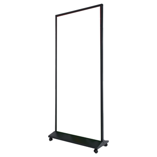 丽萍展示架80x180双面kt板立式宣传易拉宝门型落地式海报架美式款