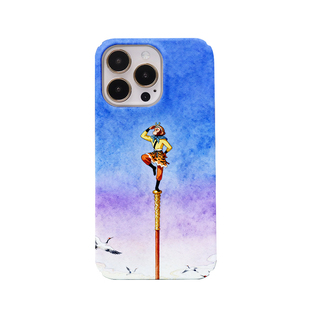 卡通悟空眺望适用于苹果17promax手机壳16创意iPhone14小米15国潮12/13磨砂华为mate70pro保护套防摔一加13T