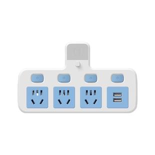 多功能插座转换器无线扩展插排USB多孔位家用排插面板一充电两孔