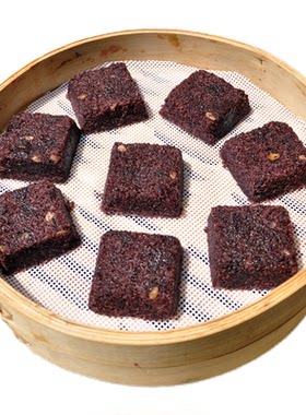 无糖食品早餐糕点粗粮黑米糕