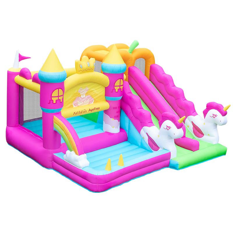 AirMyFun彩虹独角兽充气城堡玩具