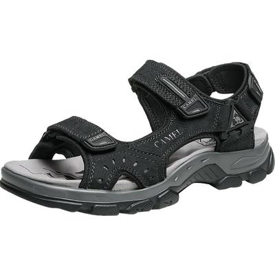 骆驼夏季凉鞋户外沙滩鞋真皮透气