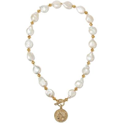 lostinecho巴洛克珍珠项链