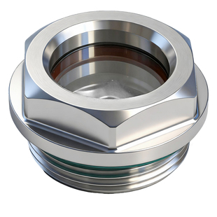 不锈钢油镜油窗316液位观察指示器304六角油标观测孔视窗耐温