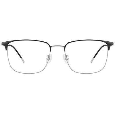 明月超轻钛合金近视眼镜男斯文理工眼睛框女有度数防蓝光YF6393