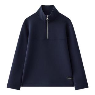 [托尼克罗斯同款]Marc O'Polo25春秋季新款简约立领卫衣男套头衫