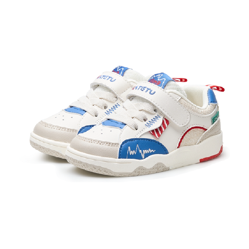 卡特兔童鞋儿童板鞋男童秋季女童滑板鞋软底防滑透气新款跑步鞋