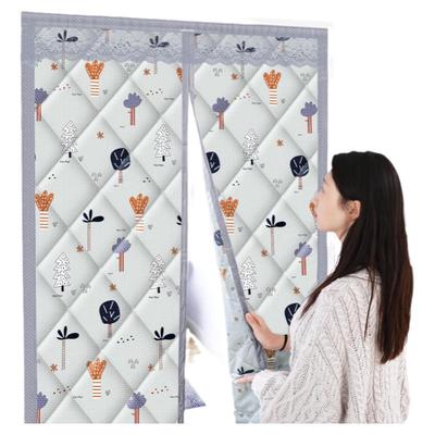 防寒魔术贴磁吸保温隔音棉棉门帘