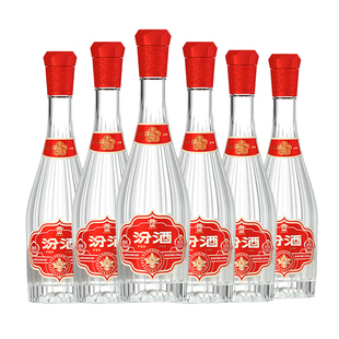 山西汾酒53度献礼版玻汾500ml*6瓶 清香型瓶装非整箱高度纯粮白酒