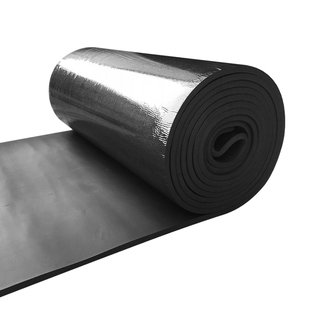 高密度橡塑隔音棉环保自粘室内ktv耐高温防火隔音材料