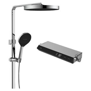 【门店同款】九牧卫浴官方厨卫自营恒温数显轻智能丝雨自除垢花洒