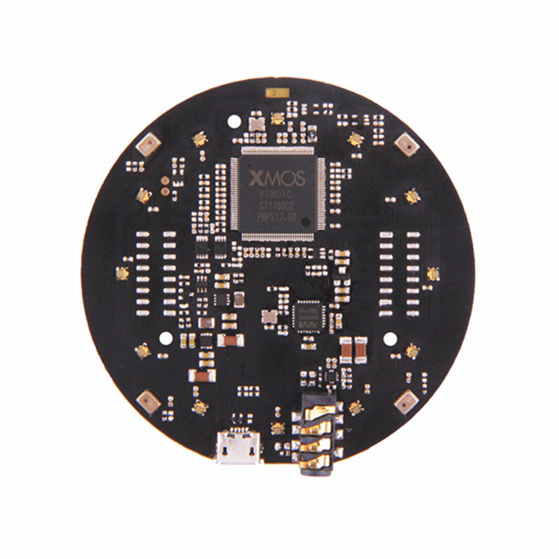 reSpeaker远场麦克风阵列AI智能声源识别开发板声学外壳 树莓派4b