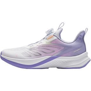 安踏儿童女大童跑鞋夏季新款透气网面跑步运动鞋旋钮鞋子童鞋