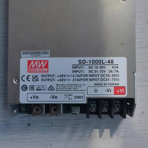 非标价台湾明纬SD1000L48开关电源输入电压DC193议价