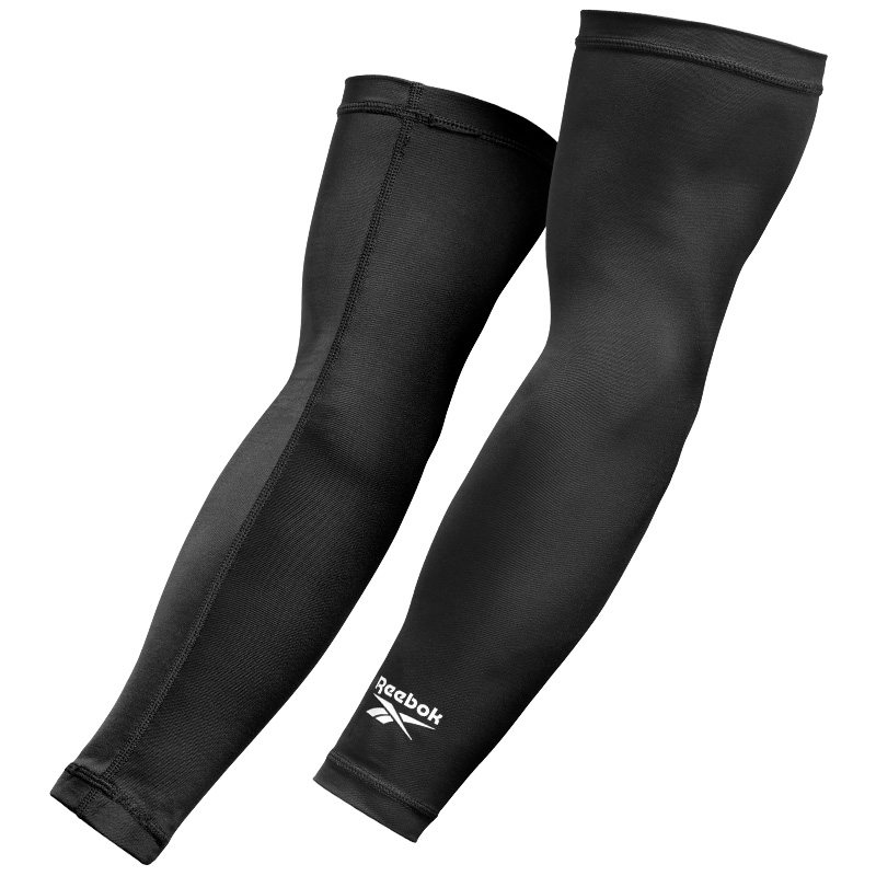 Reebok锐步防晒袖套运动护臂篮球运动护肘关节套网球羽毛球冰袖