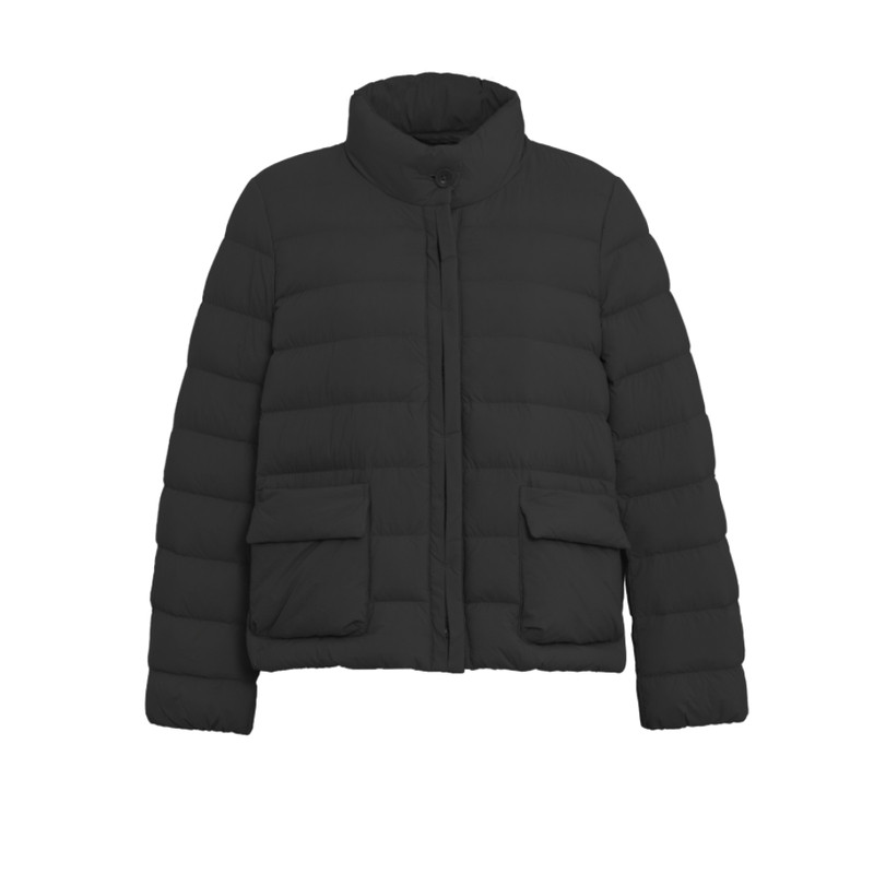 迈萌轻薄立领大口袋保暖羽绒服