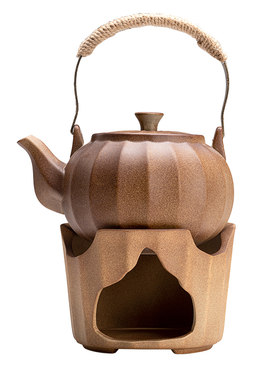 复古粗陶围炉煮茶提梁壶茶具茶具