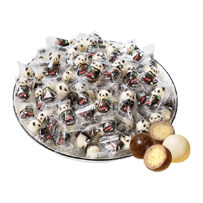 棵力果熊猫麦丽素巧克力豆100g×2袋