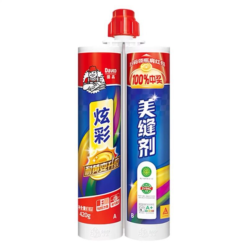 德高美缝剂炫彩美瓷胶瓷砖地砖专勾缝剂