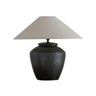 叕木|陶罐台灯\侘寂风新中式客厅书房装饰民宿复古日式卧室床头灯