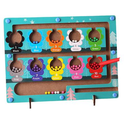 儿童运笔迷宫颜色分类桌面游戏