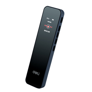 得力MP211录音笔小随身商务办公会议记录上课学习便携式录音机