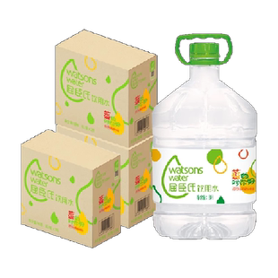 屈臣氏蒸馏水8L*6桶整箱装家庭饮用泡茶护肤