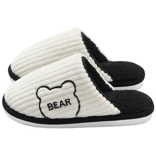 红豆5双棉拖鞋女款2025新款冬季室内居家用招待客人保暖防滑棉拖