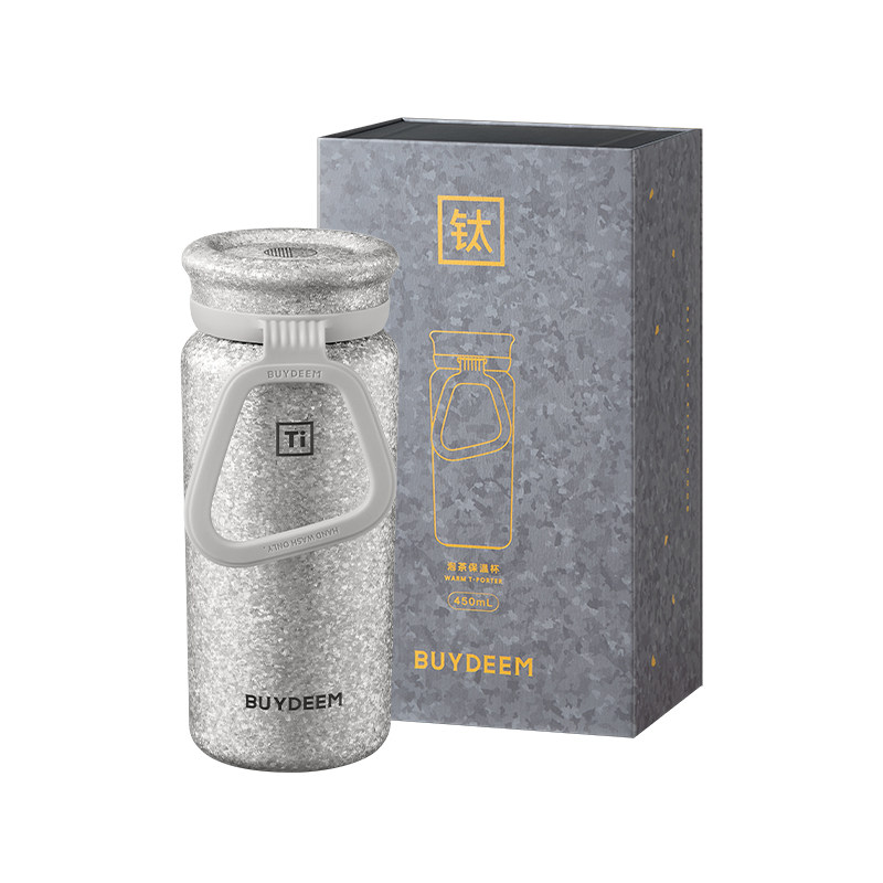 【新品】北鼎钛杯纯钛保温杯泡茶水杯女茶水分离杯便携高颜值杯子