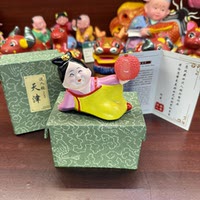 【 Chang 'an Lychee Theme Series 】 Tianjin Clay Figurines Zhang Handmade Yellow Clay Figurines as Souvenirs thumbnail 3