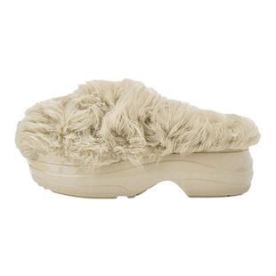 BLOCCO5毛毛拖鞋女外穿男女同款单鞋休闲厚底外穿增高包头半拖