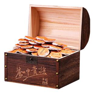 陈皮白茶八年福鼎老白茶寿眉贡眉新益号小方片白茶饼茶叶礼盒装