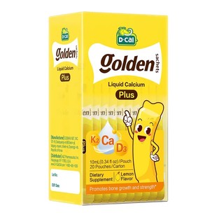 迪巧小黄条宝宝液体钙plus新生婴幼儿童维d3柠檬酸钙小儿非乳钙片