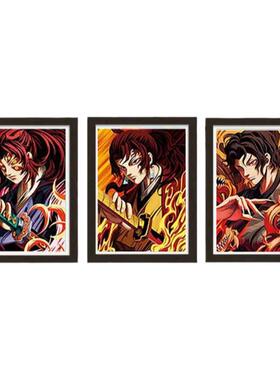 继国缘一灶门炭十郎黑死牟立体画