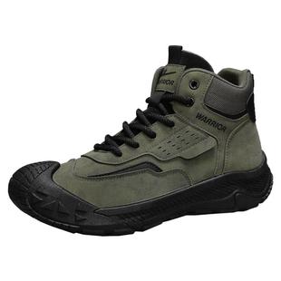 回力帆布男鞋冬季运动徒步户外防滑防水工地工作劳保耐磨登山潮鞋