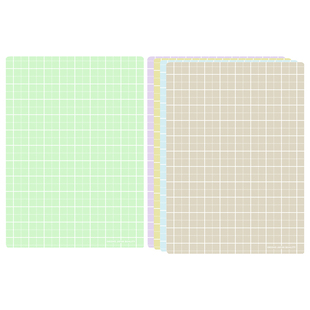 儿童写字练字静音垫板弱笔压书写板软方格小学生A4/B5铅笔硬笔书法垫毛笔字柔软PVC垫板日本KYOEI共荣