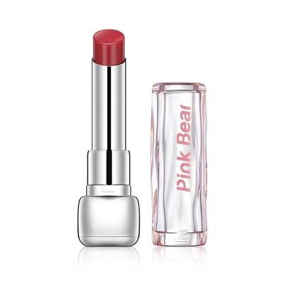 pinkbear皮可熊水精华口红糖光唇釉s04固体唇蜜s01皮克熊镜面哑光