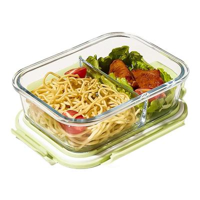 分隔玻璃饭盒可微波炉加热
