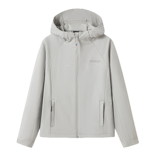 outdoorproducts2025秋冬新款软壳外套女户外防泼水加绒保暖柔软