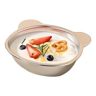 304不锈钢可爱卡通餐盘幼儿园儿童餐盘自主进食碗辅食宝宝学食碗