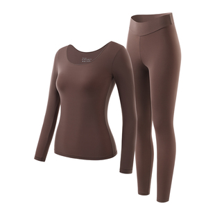 猫人超薄肌底衣女士秋冬2026新款内搭隐形美肤面膜衣秋衣秋裤套装