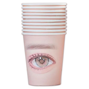 睫毛练习模具纸杯美睫培训工具嫁接学员新手初学者教学辅导杯套装