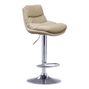 高脚吧台椅可升降久坐不累轻奢高级感靠背酒吧椅凳家用前台坐椅